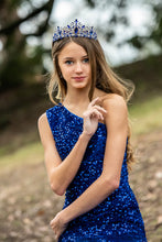 Load image into Gallery viewer, Light-Hearted Deep Blue Diadem