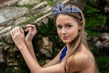 Load image into Gallery viewer, Light-Hearted Deep Blue Diadem
