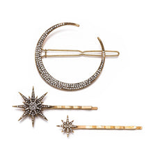 Load image into Gallery viewer, Blissful Star & Moon Hairpins
