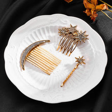Load image into Gallery viewer, Blissful Star & Moon Hairpins