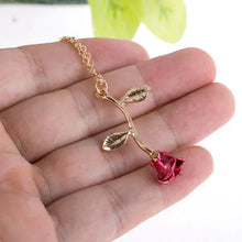 Load image into Gallery viewer, Beauty & The Rose Necklace