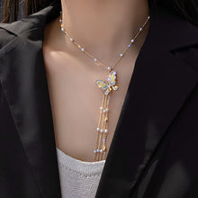 Load image into Gallery viewer, Charmed Delicate Butterfly Necklaces