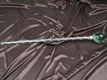 Load image into Gallery viewer, Spell-Casting Green Crystal Scepter Wand