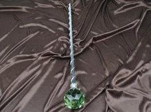 Load image into Gallery viewer, Spell-Casting Green Crystal Scepter Wand