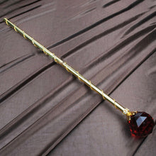 Load image into Gallery viewer, Spell-Casting Red Crystal Scepter Wand