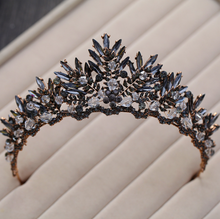 Load image into Gallery viewer, Black Magic Vintage Tiara