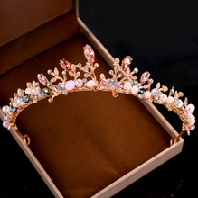 Load image into Gallery viewer, Spirited Dainty Pink Tiara