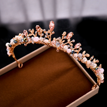 Load image into Gallery viewer, Spirited Dainty Pink Tiara