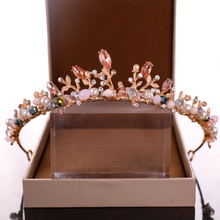 Load image into Gallery viewer, Spirited Dainty Pink Tiara