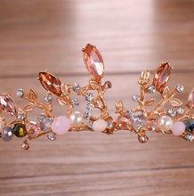 Load image into Gallery viewer, Spirited Dainty Pink Tiara