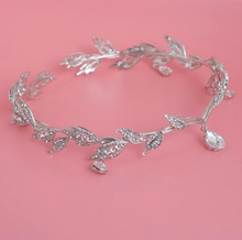 Load image into Gallery viewer, Just Pixie Waterdrop Tiara in Silver
