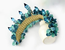 Load image into Gallery viewer, Irresistible Teal Fairytale Crown