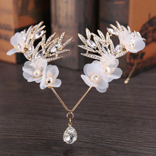 Load image into Gallery viewer, Breathtaking Floral Waterdrop Tiara