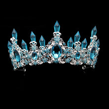 Load image into Gallery viewer, Sky Blue Marvelous Pageant Crown