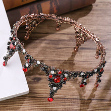 Load image into Gallery viewer, Show Stopping Red Crystal Crown