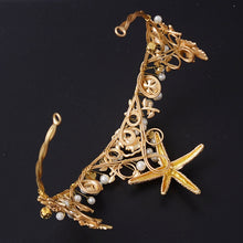 Load image into Gallery viewer, Carefree Mermaid Starfish Crown