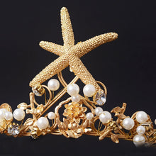 Load image into Gallery viewer, Carefree Mermaid Starfish Crown
