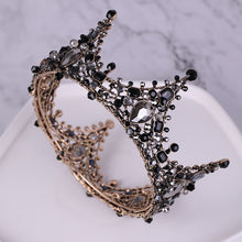Load image into Gallery viewer, Iconic Black Crystal Crown