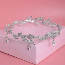 Load image into Gallery viewer, Just Pixie Waterdrop Tiara in Silver