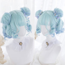 Load image into Gallery viewer, Treasured Playful Blue Bob Wig