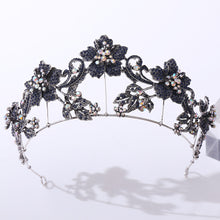 Load image into Gallery viewer, Antique Flowering Crystal Tiara