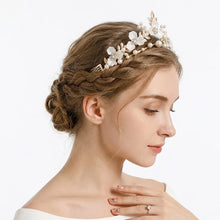 Load image into Gallery viewer, White Wedding Happy Flower Tiara