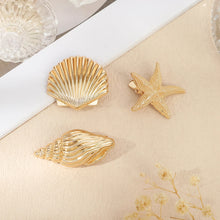 Load image into Gallery viewer, Sea Witch Starfish Shell Clips