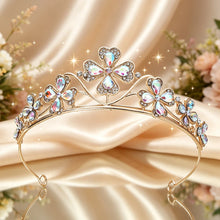 Load image into Gallery viewer, Luckiest Four Leaf Clover Tiara