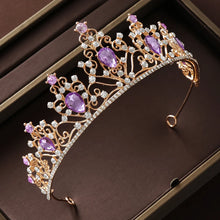 Load image into Gallery viewer, Modern Purple Princess Tiara