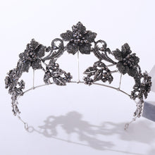Load image into Gallery viewer, Antique Flowering Crystal Tiara