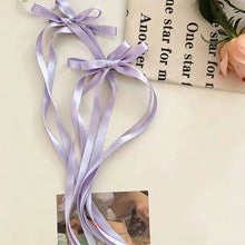 Load image into Gallery viewer, Adorable Satin Ribbon Bow Clips