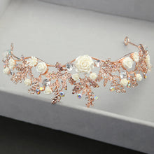 Load image into Gallery viewer, Pretty &amp; Precious Rose Tiara