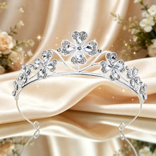 Load image into Gallery viewer, Luckiest Four Leaf Clover Tiara