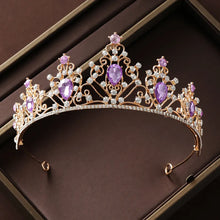 Load image into Gallery viewer, Modern Purple Princess Tiara