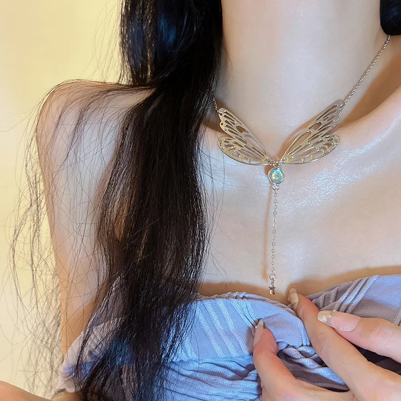 Light-Magic Fairy Wing Necklace