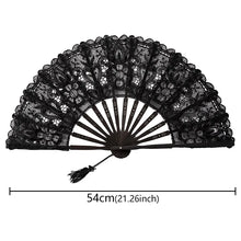 Load image into Gallery viewer, Tasteful Vintage Lace Folding Fan
