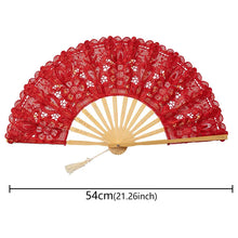 Load image into Gallery viewer, Tasteful Vintage Lace Folding Fan