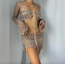 Load image into Gallery viewer, Sexy Distressed Crochet Outfit