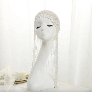 Cleopatra Pearl Tassel Headpiece