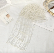 Load image into Gallery viewer, Cleopatra Pearl Tassel Headpiece