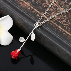 Beauty & The Rose Necklace