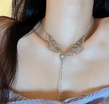 Load image into Gallery viewer, Light-Magic Fairy Wing Necklace