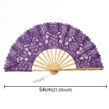 Load image into Gallery viewer, Tasteful Vintage Lace Folding Fan
