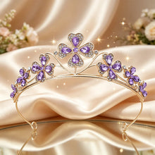 Load image into Gallery viewer, Luckiest Four Leaf Clover Tiara