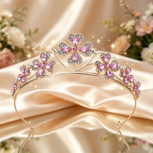 Load image into Gallery viewer, Luckiest Four Leaf Clover Tiara