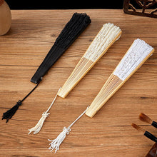 Load image into Gallery viewer, Tasteful Vintage Lace Folding Fan