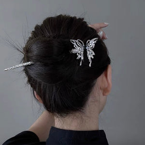 Gothic-Chic Butterfly Hair Stick