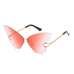 Trendy Pixie Butterfly-Wing Sunglasses