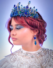 Load image into Gallery viewer, Inspired Blue Mermaid Tiara