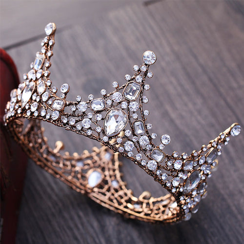 Iconic White Crystal Crown